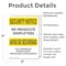 Signmission We Prosecute Shoplifters Bilingual OSHA Security Notice Sign, Vinyl Decal, 5in W x 7in L, 2PK OS-2PACK-SN-D-57-L-11680 - alternate 3
